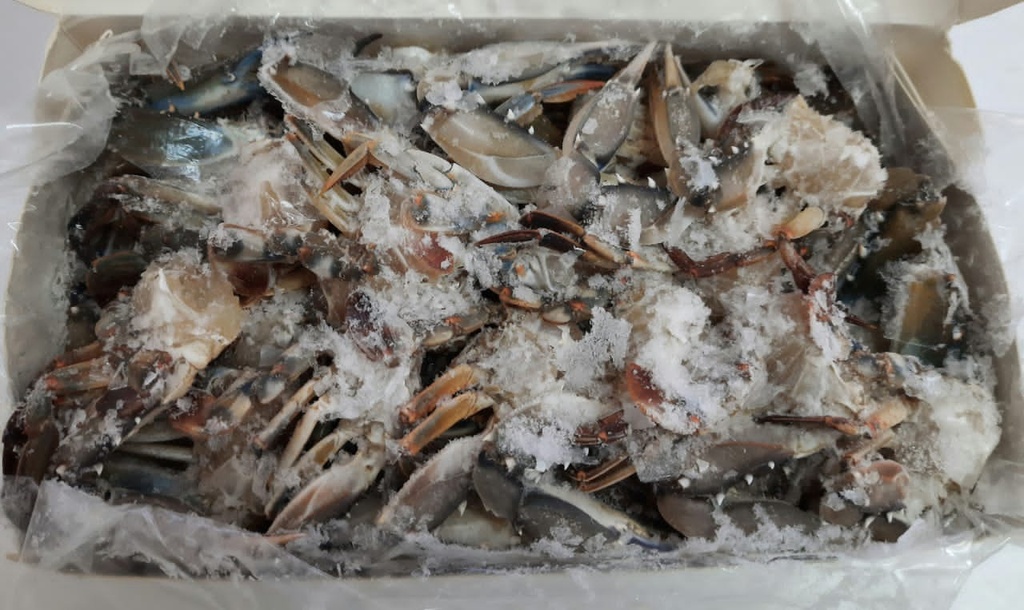 Jaiba en mitades Congeladas ( Envase 1.5 kg)