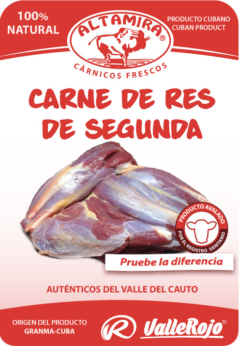 Carne Res de Segunda paquete 0,8 - 1 Kg