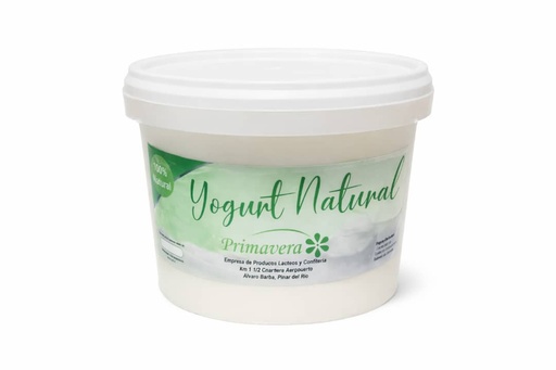 Yogurt Natural en Cubos de 4.5 lts
