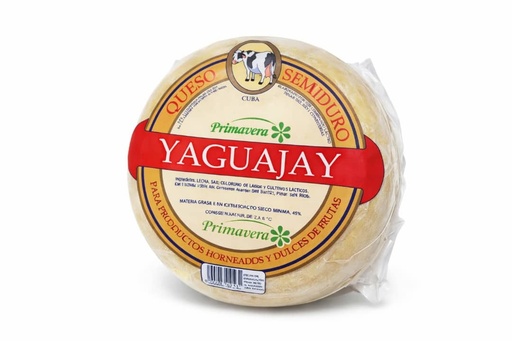 Quesos Yaguajay Semiduro (Formato de 1kg)
